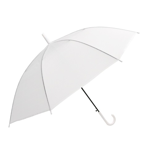 10Pc Frosted White Wind Water Proof Umbrella Parasol Wedding - Click Image to Close