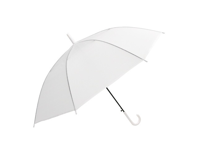 (image for) 10Pc Frosted White Wind Water Proof Umbrella Parasol Wedding