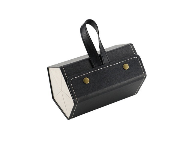 1Pc Black Hanging Sunglass Eyeglass Organizer Storage Case Box