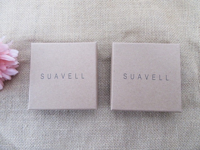 12 Kraft Necklace Ring Earring Jewelry Boxes Gift Box 9x9x2cm