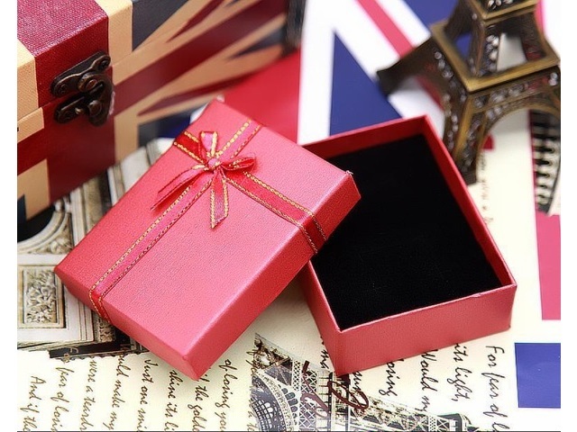 12 Jewellery Gift Box for Necklaces & Rings 7x9cm Mixed Color - Click Image to Close