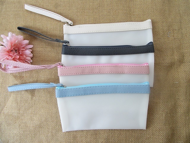 6Pcs Simple Plain Pencil Case Zipper Pouch Bag Storage Travel 6Pcs Simple Plain Pencil Case Zipper Pouch Bag Storage Travel