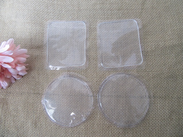 12Pcs Double Sided Adhesive Clear Pads for DIY Craft Decor - Click Image to Close