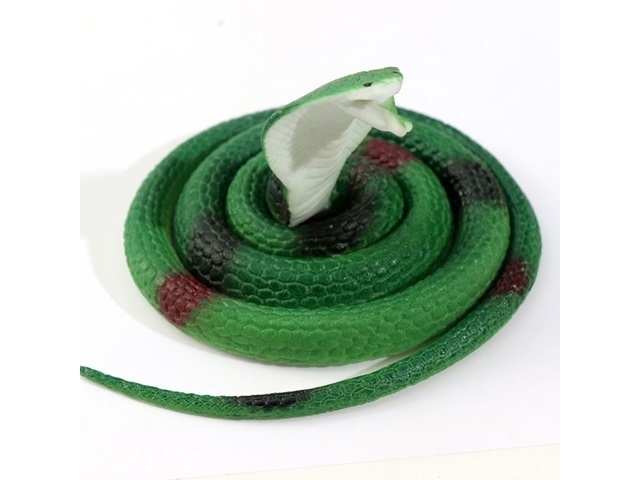 6Pcs Realistic Safari Garden Joke Soft Snake Props Toy 70cm Long - Click Image to Close