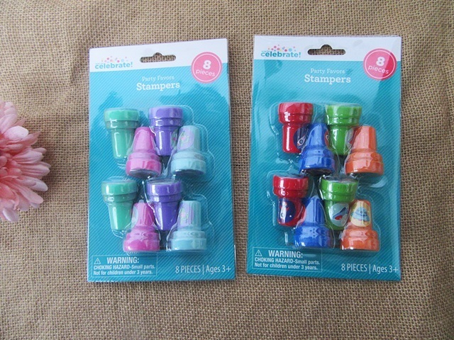 6Packs x 8Pcs Funny Unicorn Space Etc Design Stampers Assorted 6Packs x 8Pcs Funny Unicorn Space Etc Design Stampers Assorted