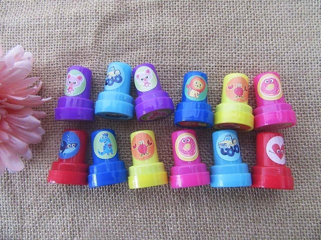 6Packs x 12Pcs Funny Lion Shark Etc Design Stampers Assorted 6Packs x 12Pcs Funny Lion Shark Etc Design Stampers Assorted