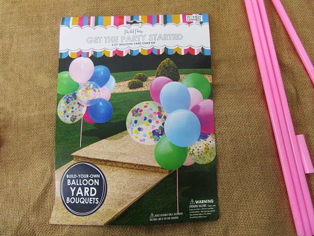 1Set Balloon Yard Sign Decorations for Outdoor Party Supplies - Click Image to Close