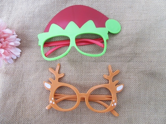 6Pcs Creative Funny Glasses Sunglasses Christmas Party Favor 6Pcs Creative Funny Glasses Sunglasses Christmas Party Favor