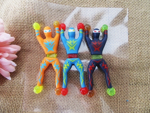 4Packs x 6Pcs Stretchy Funny Clawing Man Great Sticky Toys 4Packs x 6Pcs Stretchy Funny Clawing Man Great Sticky Toys
