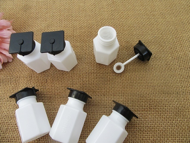 4Packs x 6Pcs Mini Bottle Graduation Hat on Top Bubble Party 4Packs x 6Pcs Mini Bottle Graduation Hat on Top Bubble Party
