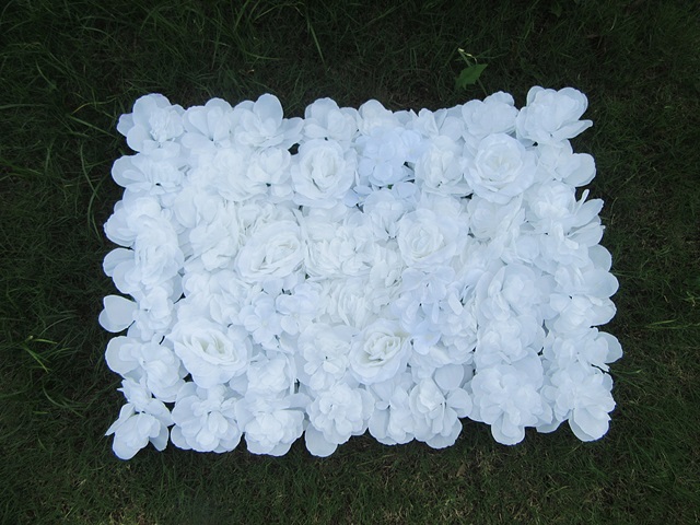 1Pc White Peony Flower Backdrop Wall Panel Wedding Party Decor - Click Image to Close