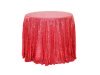 1Pc Red Sequin Table Cloth Cover Backdrop Wedding Party 120x240