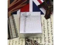12 Silver Color Jewellery Gift Box for Necklaces & Rings 7x9cm