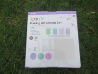 1Set 12Pcs Pouring Art Canvas Set DIY Art Craft 1Set 12Pcs Pouring Art Canvas Set DIY Art Craft