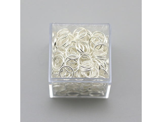 250g (Approx 1250Pcs) Silver Jumprings Jump Ring 12mm - Click Image to Close