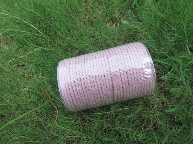 50m Pink Macrame Cord Cotton Rope Cord DIY Craft Project Making - Click Image to Close