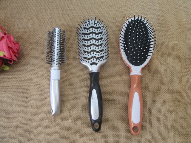 6Pcs Various Design Hair Comb Scalp Massager Brush Combs - Click Image to Close