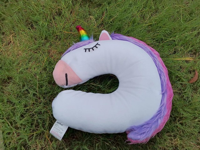 1Pc Unicorn Kids Travel Neck Pillow Car Seat Head Support Pillow - Click Image to Close