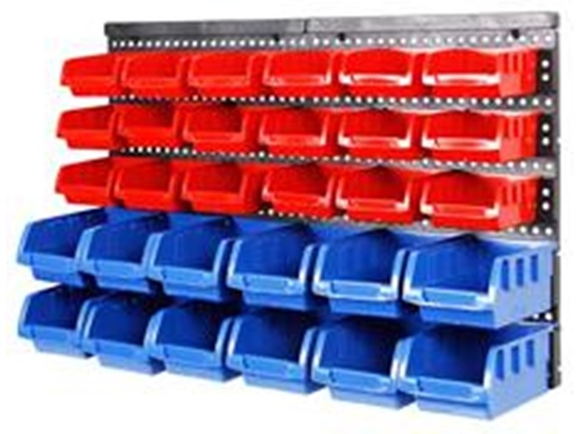 Wall Mounted 30 Drawers Organizer Storage Cabinet Tool Box Chest