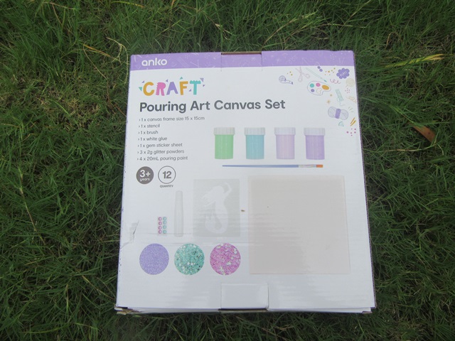 1Set 12Pcs Pouring Art Canvas Set DIY Art Craft - Click Image to Close