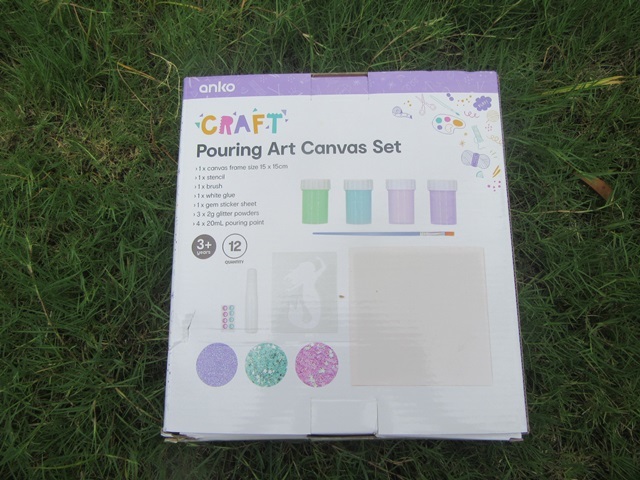 1Set 12Pcs Pouring Art Canvas Set DIY Art Craft 1Set 12Pcs Pouring Art Canvas Set DIY Art Craft
