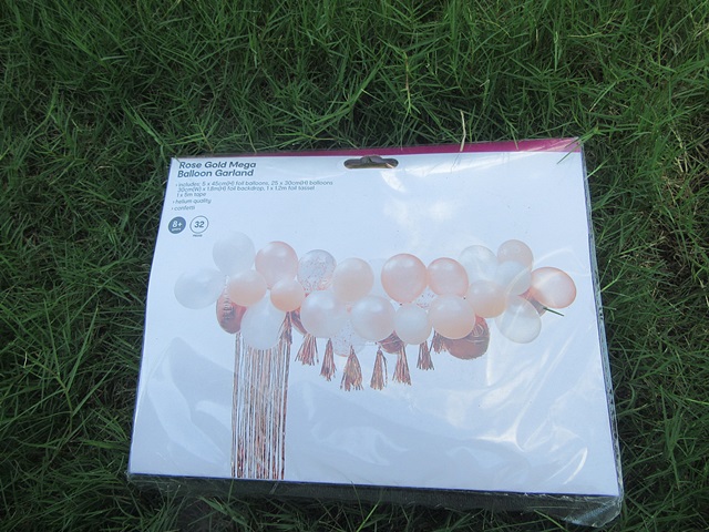 1Set Rose Gold Mega Balloon Garland Back Drop Arch Kit Party Dec - Click Image to Close