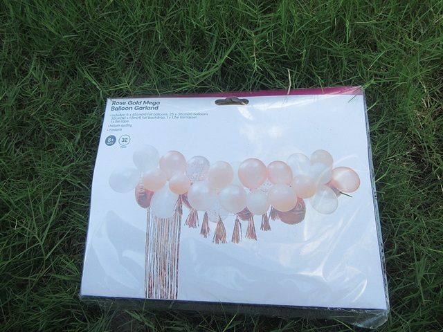 1Set Rose Gold Mega Balloon Garland Back Drop Arch Kit Party Dec