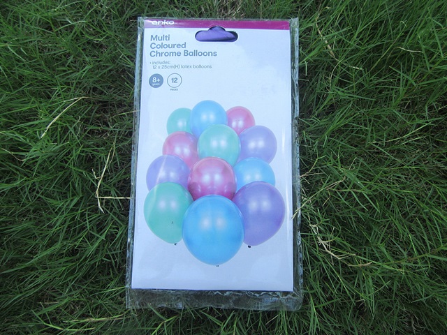 4Packs x 12Pcs Multi Coloured Chrome Balloon Party Wedding Favor - Click Image to Close