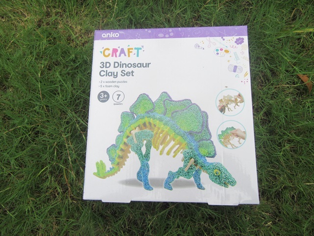 (image for) 1Set 7Pcs 3D Dinosaur Clay Set Kids Educational Toy