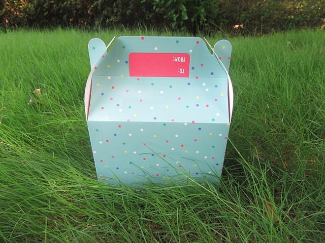 2Packs x 8Pcs Dotted Loot Boxes Gable Gift Boxes Wedding Party F - Click Image to Close
