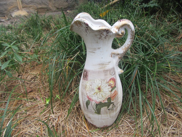 1Pc Vintage Ancient Decorative Flower Vase Flower Pot - Click Image to Close