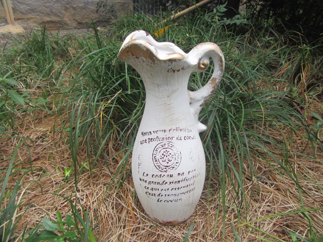 1Pc Vintage Ancient Decorative Words On Flower Vase Pot - Click Image to Close