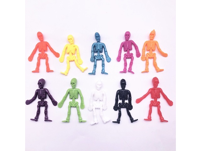 50Pcs Stretchy Skeleton Healing Stress Reliever Toys Party Favor 50Pcs Stretchy Skeleton Healing Stress Reliever Toys Party Favor