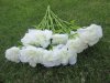 6Pcs Carnation Artificial Flower Home Decoration - White