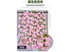 6Pcs 18 Head Pink Cherry Blossom Sakura Leaf Garland Vine String