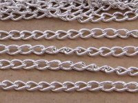 100Meter Silver Color Thin Cable Link Chain Jewelry Finding 2mm