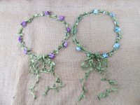 6Pcs Floral Forehead Garland Hair Band Headwear Wreath