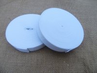 3Rolls X 11 Meters White Sewing Elastic 2.3cm