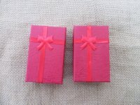 12 Red Necklace Bracelet Rings Jewellery Display Cases Gift Box