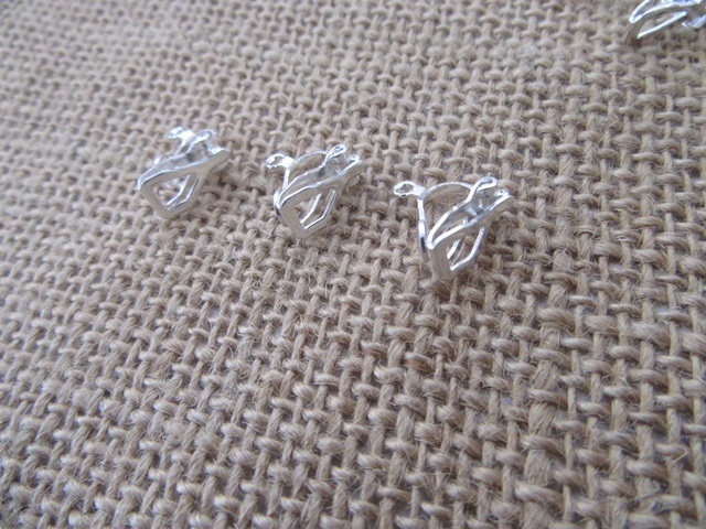 100Pcs Clip On Earring Pads DIY Earring Clips Earring Findings