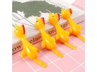 50Pcs Soft Finger Shooter Sticky Stretchy Chick Kid's Toy