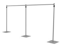 1Set Aluminium Wedding Backdrop Stand Background Support 6x3m 1Set Aluminium Wedding Backdrop Stand Background Support 6x3m