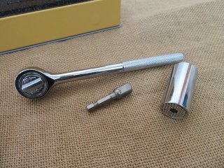 1Set Universal Socket Wrench Head Tool with Drill