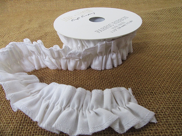 3Rolls Plain Fabric Ribbon DIY Craft Trim Embellishments - Click Image to Close