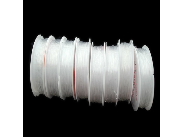 10Rolls x 10M Clear Stretch Elastic Beading Wire Jewelry 0.8mm