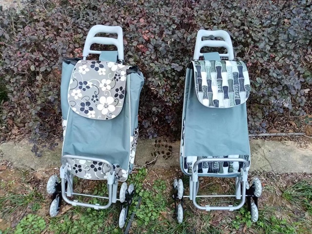 1Pc New Green Tri-Wheels Convenient Shopping Trolley Bag 1Pc New Green Tri-Wheels Convenient Shopping Trolley Bag