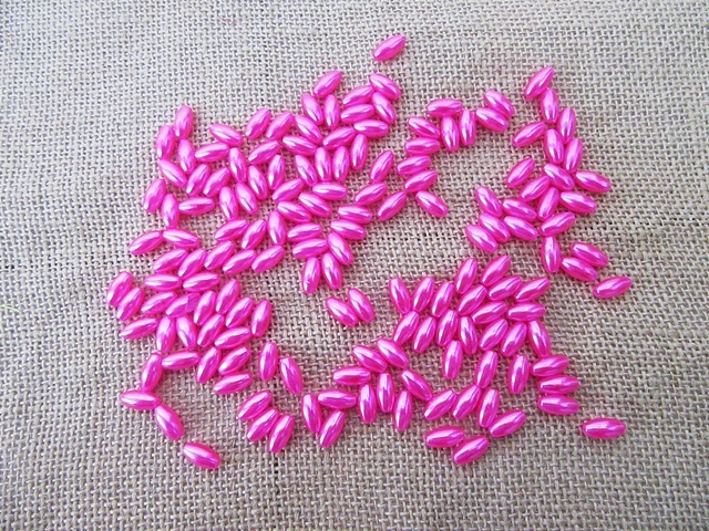 250g (1180Pcs) Pink Faux Rice Simulate Pearl Beads Loose Beads 250g (1180Pcs) Pink Faux Rice Simulate Pearl Beads Loose Beads