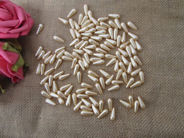250g (615Pcs) Champagne Teardrop Simulate Pearl Beads Loose Bead 250g (615Pcs) Champagne Teardrop Simulate Pearl Beads Loose Bead
