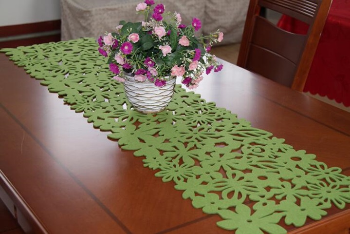 1Pc New Floral Table Runner For Dining Table Home Decor - Click Image to Close