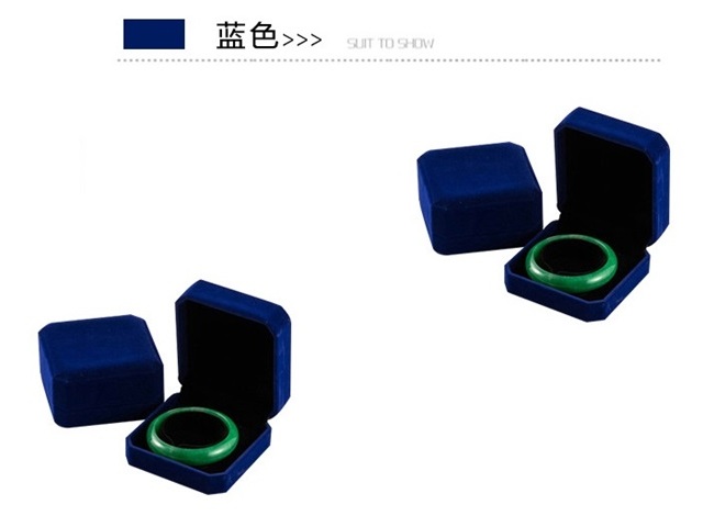 6Pcs Luxury Velvet Bracelet Jewellery Gift Box Display Case